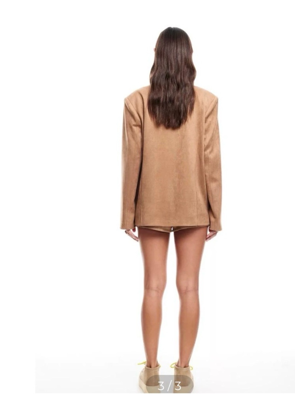 Lioness Camel Oversized Blazer Jacket - NEW WITH TAGS